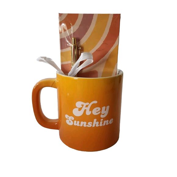 Hey Sunshine Modern Expressions Yellow & Orange W/paper& Pen - Picture 2 of 3